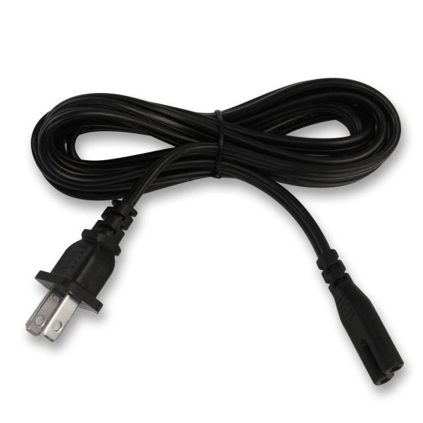 Cheap Figure 8 Nema 1-15p AC 2 Pin IEC 320 C7 Power Cord Polarized for sale