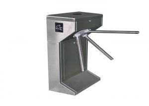 China Small size vertical Waist Height Pedestrian Entrance Control Tripod Turnstile Gate on sale