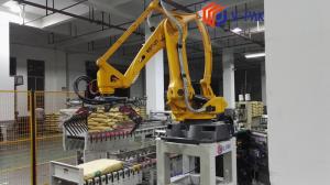 Sacks Robotic Palletizing System , High Precision Bag Palletizer Machine