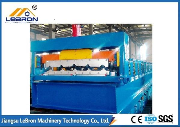 Cheap Main Power 5.5kW Corrugated Sheet Forming Machine PLC System Servo Guiding Device for sale