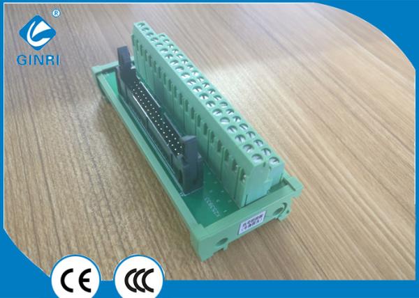 Cheap Input Output 40 Pole  IDC Interface Module Breakout Board Male DC24V for sale