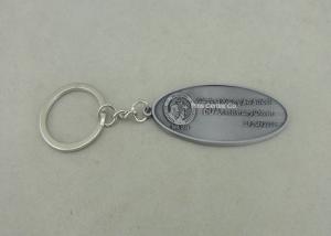 Best Zinc Alloy Iron Keychain With Laser Engraving Logo For Business Gift wholesale