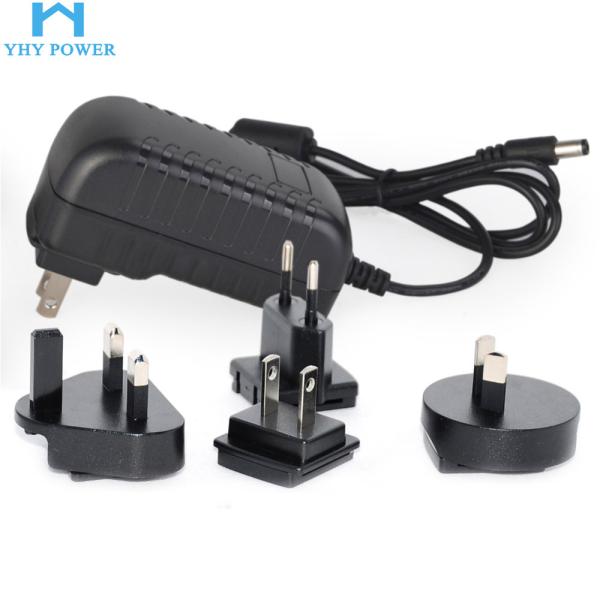 Cheap 100-240v Input Interchangeable Plug Power Adapter With 50000H Service Life for sale