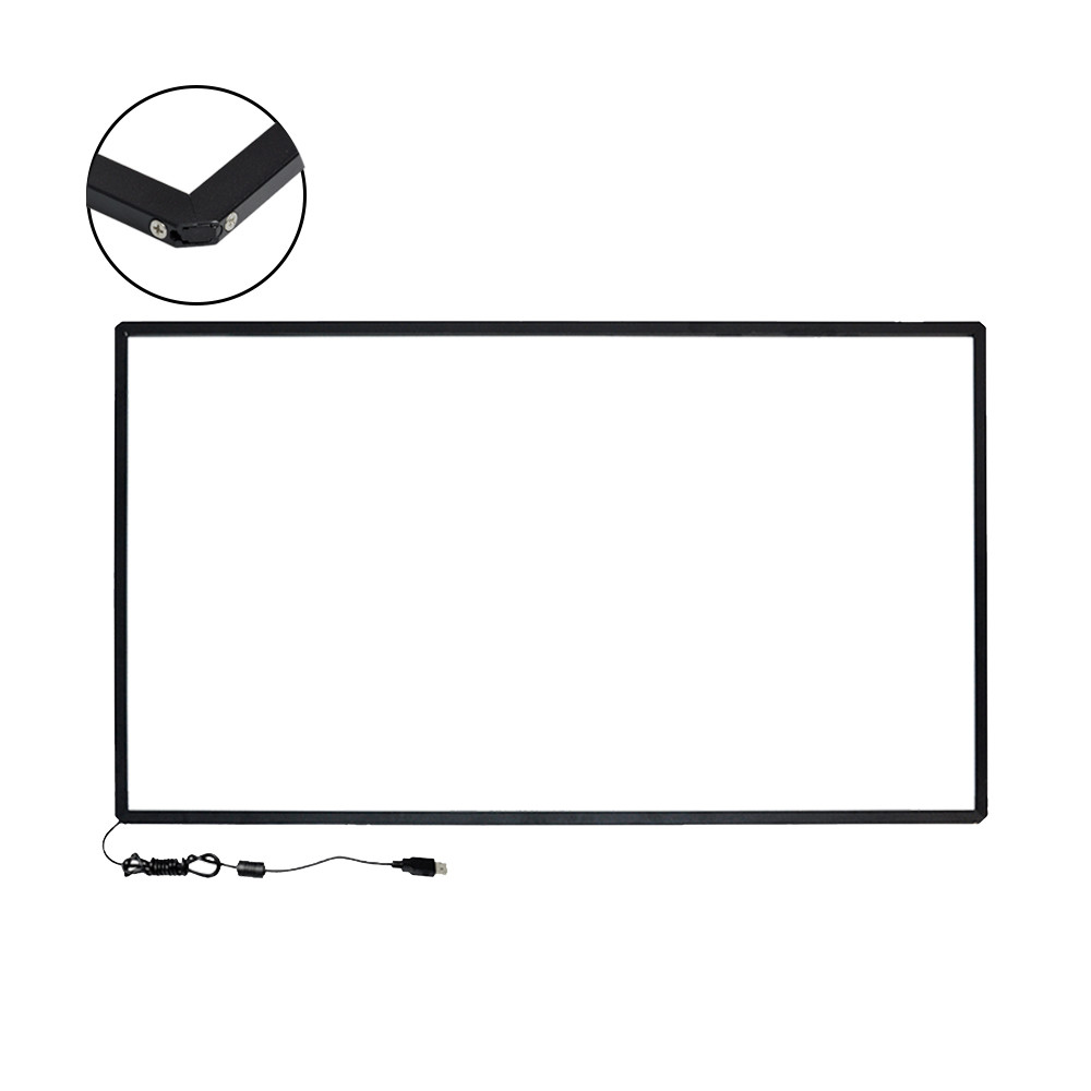 Ultra thin Multitouch Infrared Touch Screen 10 Touchpoints IR Touch Display