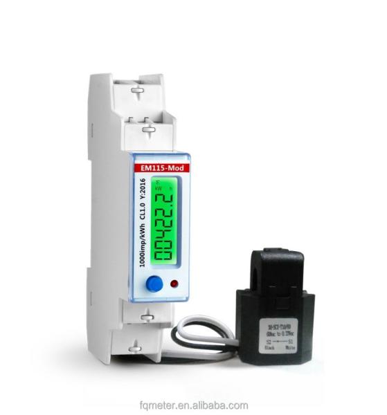 Cheap 2 Phase Bi-Directional Induction Watt Hour Meter with Modbus RTU/M-bus for sale