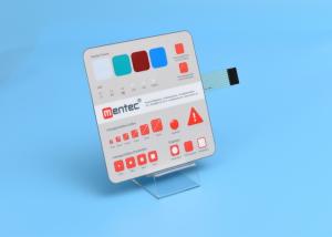Best Flexible Keys Membrane Switch Panel Embossing Tactile Button With Led wholesale