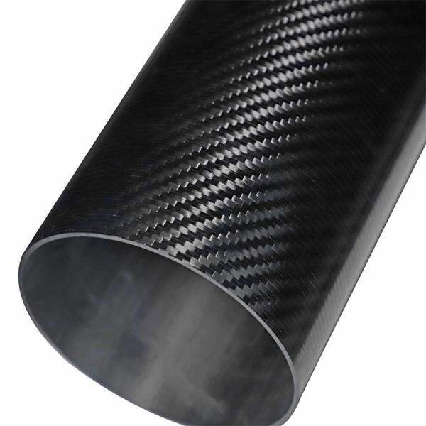 Cheap Racing Type Flexible Bicycle Carbon Fiber Tubing With 3K Twill Plain Weave for sale