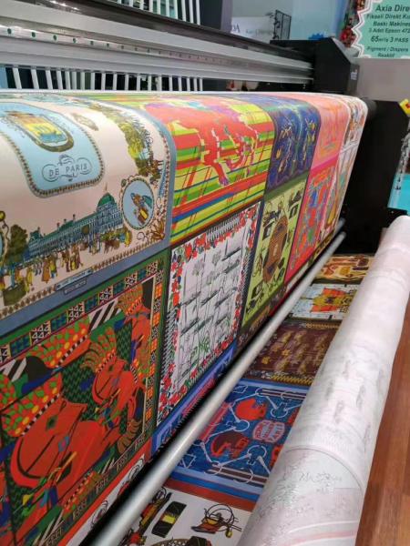 Cheap Continuous Ink Supply Sublimation Printing Machine Double DX7 Print Head for sale