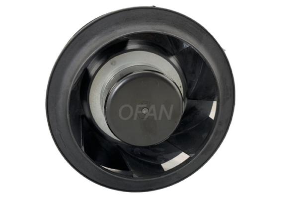Cheap Stable Airflow Backward Inclined Centrifugal Fan , Curved Extractor Fan 1.2A for sale