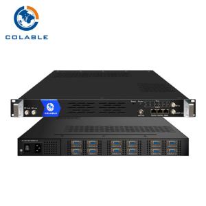 Digital SD CVBS To DVB T Encoder Modulator With 24 Channel AV Input COL5184A