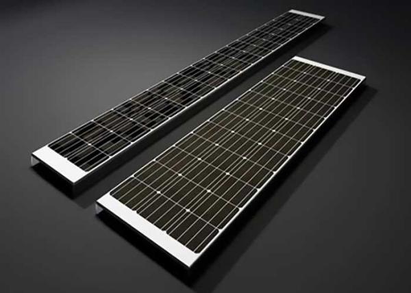 Cheap 18V 170W High Efficiency Solar Panels  U - Type Monocrystalline Silicon Solar Module for sale