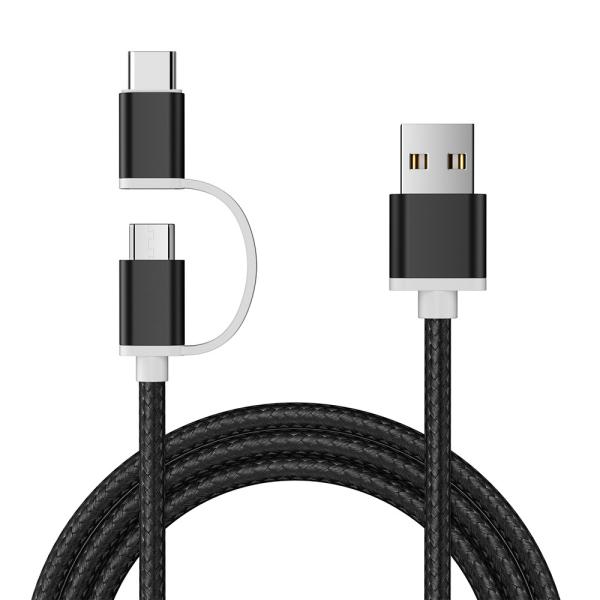 Cheap 5V 2A 2 In 1 USB Data Transfer Cables for sale