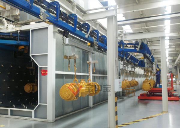 Cheap Construction Vehicle Painting Line Vehicle Components Powder Coating Line Paint Booth for sale