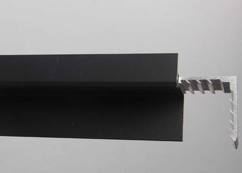 Cheap Black Anodized Aluminum Solar Panel Frame 6063 - T5 With Customized Size for sale