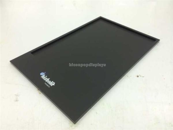 Cheap Polishing Countertop Tiles Showroom Display Custom Logo Acrylic Mosaic Tile Trays for sale