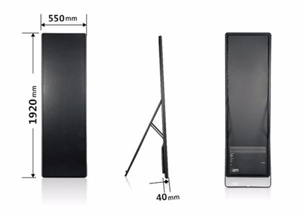 Cheap P2.5 Poster LED Display Standard Size Without Installation WIFI USB APP Control for sale