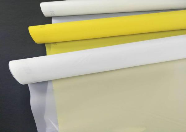 Cheap High Elasticity White Plain Weave Screen 100 % Polyester Screen Printing 200 Mesh for sale