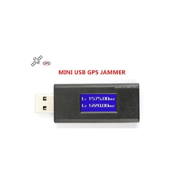 Cheap Lightweight Satellite Signal Jammer , USB Disk Mini GPS Signal Blocker Anti Tracking Device for sale