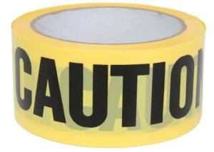 China Yellow PE Warning Tape(Barrier Caution Tape),Red DANGER Tape Caution Tape Roll 3-Inch Non-Adhesive Sharp Red Color Warni on sale