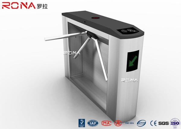 Cheap Electronic Tripod Turnstile Gate Security Access Control System Adjustable Opening Time for sale