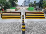 Shallow Mount Security Wedge Barriers With Traffic Lights 380V