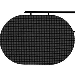 China Circle Double Sided Led Display Solution Round SMD1921 P4.68 5500nit on sale