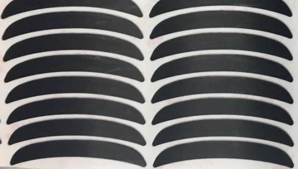 Cheap Innocuous Black PTFE Plastic Sheet Double Sided Adhesive Mouse Slide Pads for sale