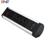 countertops horizontal desktop socket with dual usb charger desktop edge bar