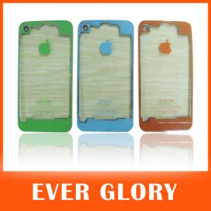 Clear Style Various Colors, Brand New and High Copy Apple IPhone 4G Repair Parts Rear Case