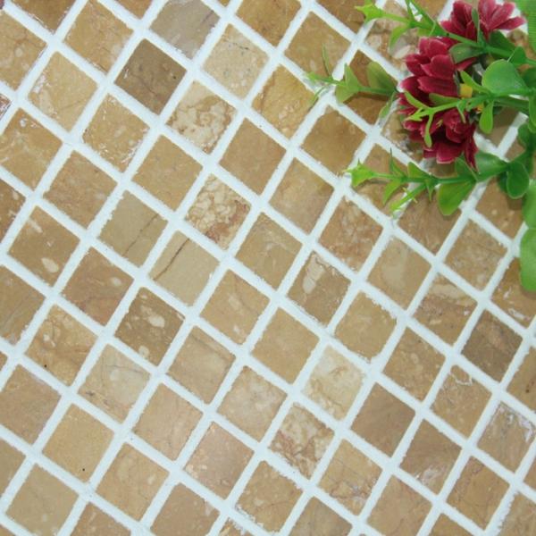Cheap Square Pattern Kitchen Backsplash Wall Tile , Stone Kitchen Backsplash Subway Tile for sale