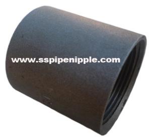 China Black Carbon Steel Coupling BSP / DIN / NPT 1/8-8 Outer Diameter on sale