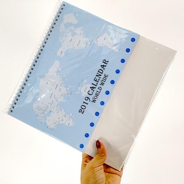 Cheap Yearly Desk Wall Calendar Middle Size Double Wire O Binding For Kids Writing for sale