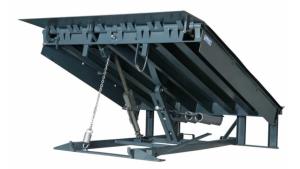 Electric Hydraulic Loading Dock Leveler Stationary With Handheld Remote Control