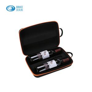 Best Hard Shell Black Logo Custom EVA Storage Bag / Red Wine Black Gift Storage Box wholesale