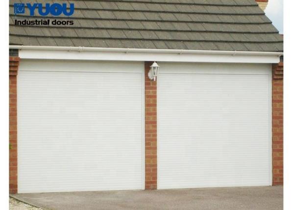 Cheap Exterior Roller Shutter Garage Doors Remote Control Windproof Aluminum Customized for sale