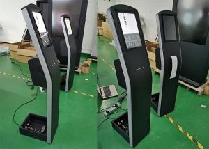 Best 12.1 13.3inch LCD info kiosk with capacitive touch screen and thermal printer build in come with Android or Windows OS wholesale