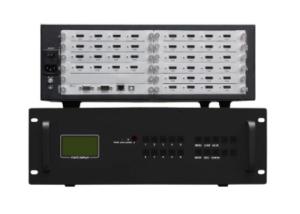 16 In 24 Out HDMI Modular Video Wall Controller With 3.5U Casing