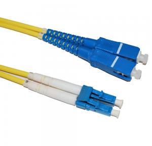 Best SC/UPC to LC/UPC Fiber Optic Patch Cord Singlemode Duplex 3.0mm wholesale