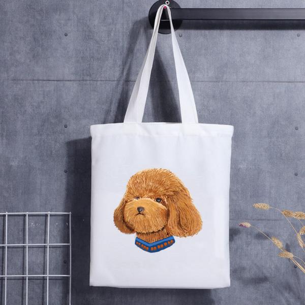 Cheap Ladies Shoulder Shopping Cotton Canvas Tote Bag Custom Printed Logo for sale