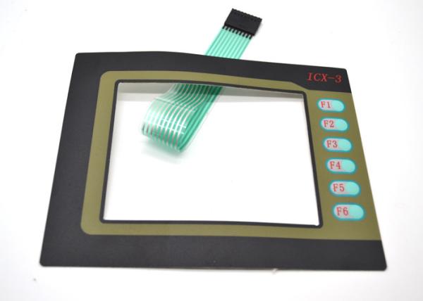 Cheap Embossed Tactile Membrane Switch Keypad With 3M55230 Back Adhesive for sale