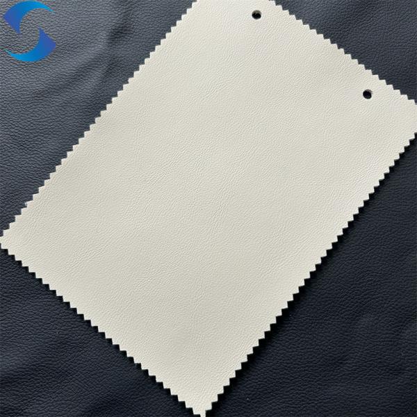 Cheap Artificial PU Flocked Backing Technics Elastic Embossed Synthetic EPU Leather For Sofas And Furniture for sale