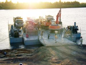 Best Temporary Floating Pontoon Bridge Dock Floating Water Bridge wholesale