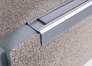 China Grace Surface Aluminum Carpet Trim Aluminium Stair Carpet Edge Strips on sale