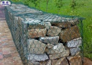 China Custom Hexagonal Gabion Wall Cages / Wire Mesh Rock Retaining Wall on sale