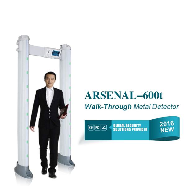 Cheap Display LCD Touch Screen Walk Through Metal Detector Gate Security Scanners Gate for sale