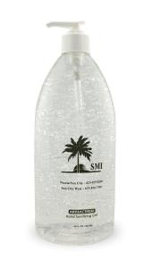50ml Antibacterial Hand Sanitizer , Waterless Hand Sanitizer Without Residue