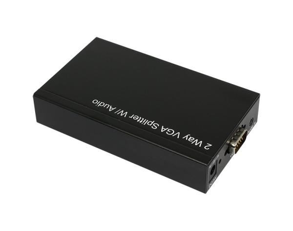 Cheap 1 Input 2 Output 2 VGA Splitter selling VGA Splitter 2 output ports , with audio for sale