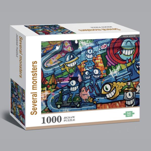 Cheap Customize Design Large Paper 1000pcs Jigsaw Puzzle For Adults Developing Intelligence for sale