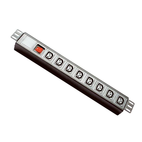 Cheap 1U IEC C13/C19 PDU Rack Power Distribution Unit Universal Wall Socket for sale
