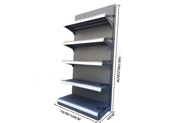 Cheap OEM Height 1830mm Supermarket Display Racks 4 Tier Space Saver Shelf for sale